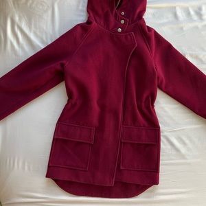 ASOS Petite Winter Parka in Wine